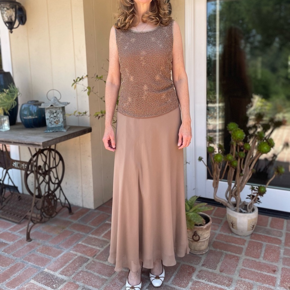 Vintage Drapers & Damon’s beaded 3 piece special occasion set